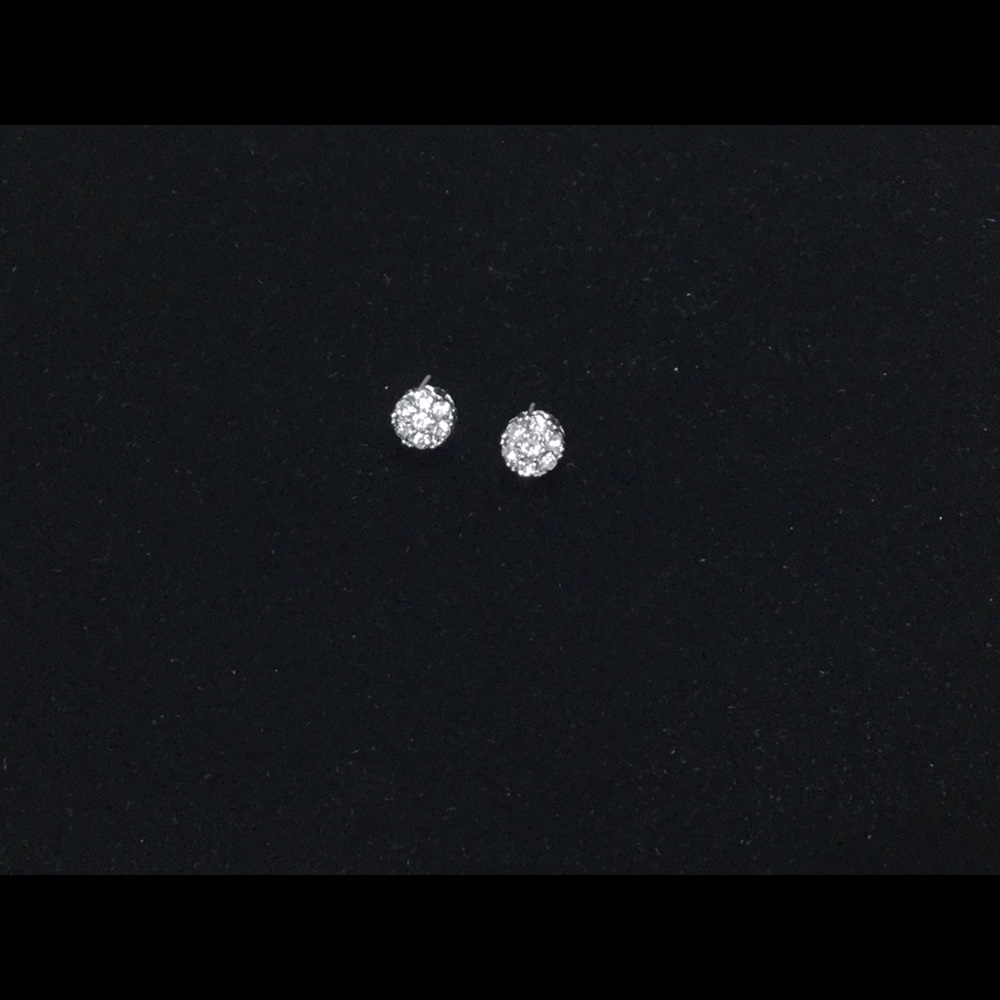 Diamond Flower Earrings - Simulant